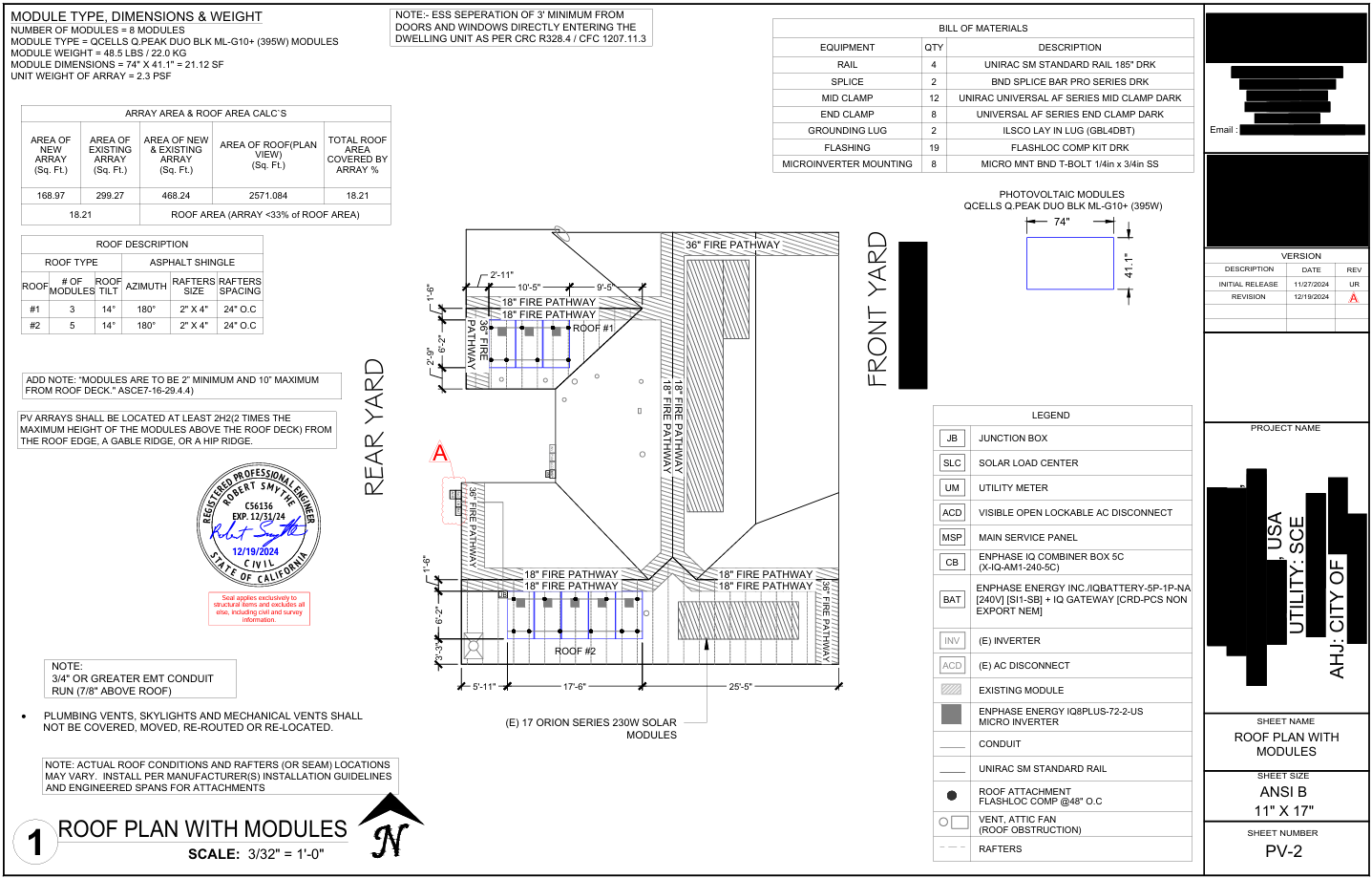 Permit-ready CAD plan set or before/after workflow comparison